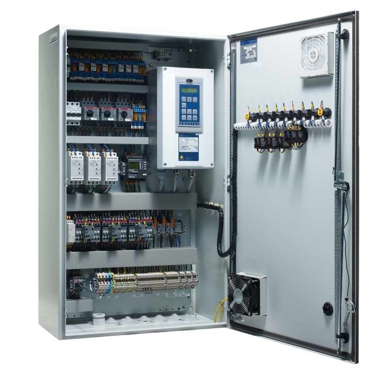 Шкаф управления компрессором АЛЬФАУМ АЛМ-ШУК SA0.2-SHUK-MK1-5,5 c прямым пуском 1x5,5 кВт